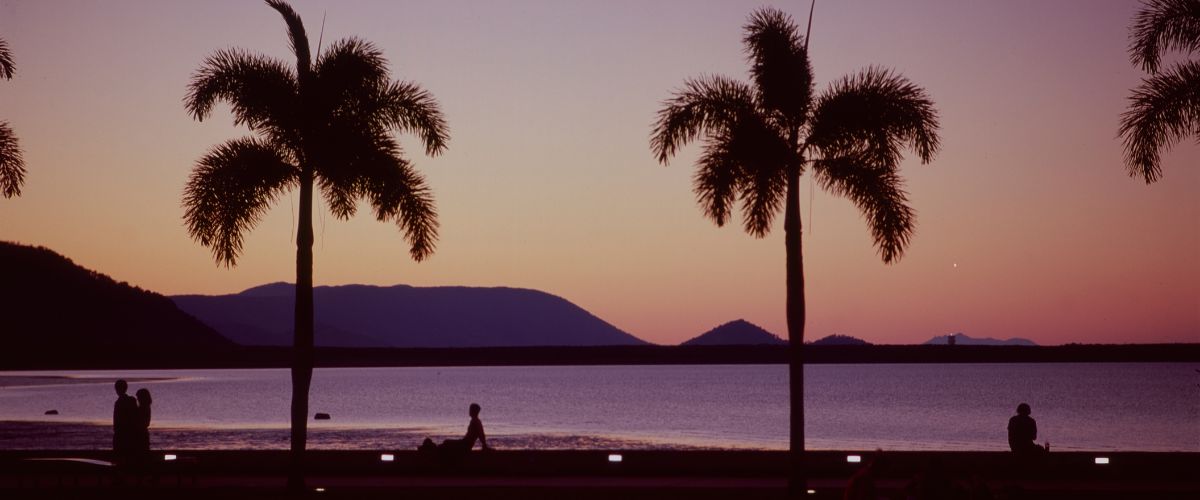 Sunset on the Cairns Esplanade