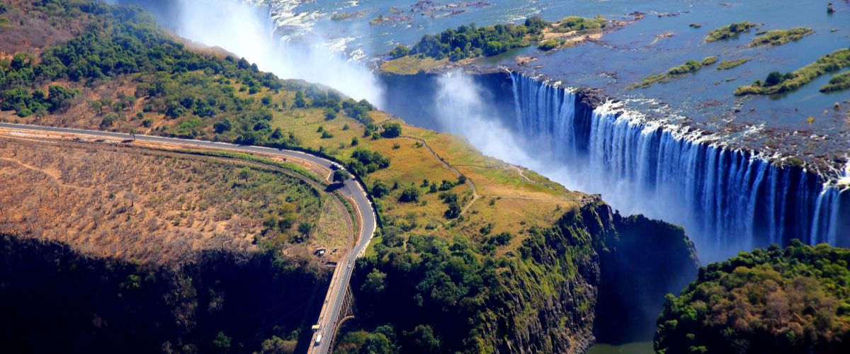 Victoria Falls in Zambia and Zimbabwe